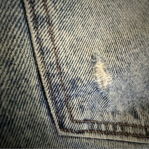Y2K Abercrombie & Fitch High Rise Mom Jean 24 / 00R Acid Wash - Picture 9 of 10